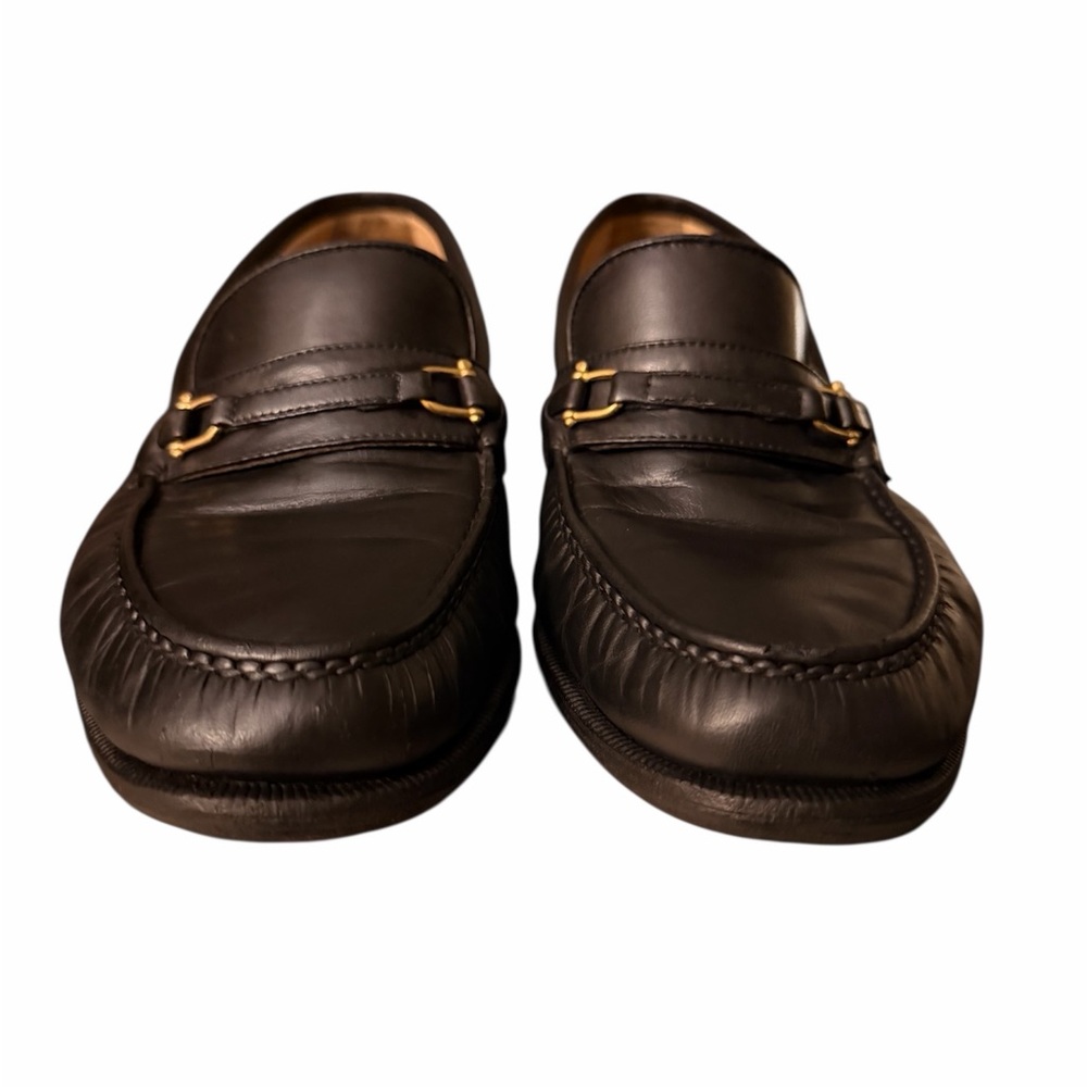 GUCCI Horsebit Moccasin Loafers 110 0158 in Black size 38 1/2 - Picture 7 of 16